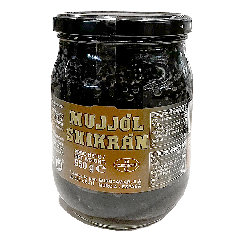 HUEVAS NEGRAS DE MUJJOL 550g. 